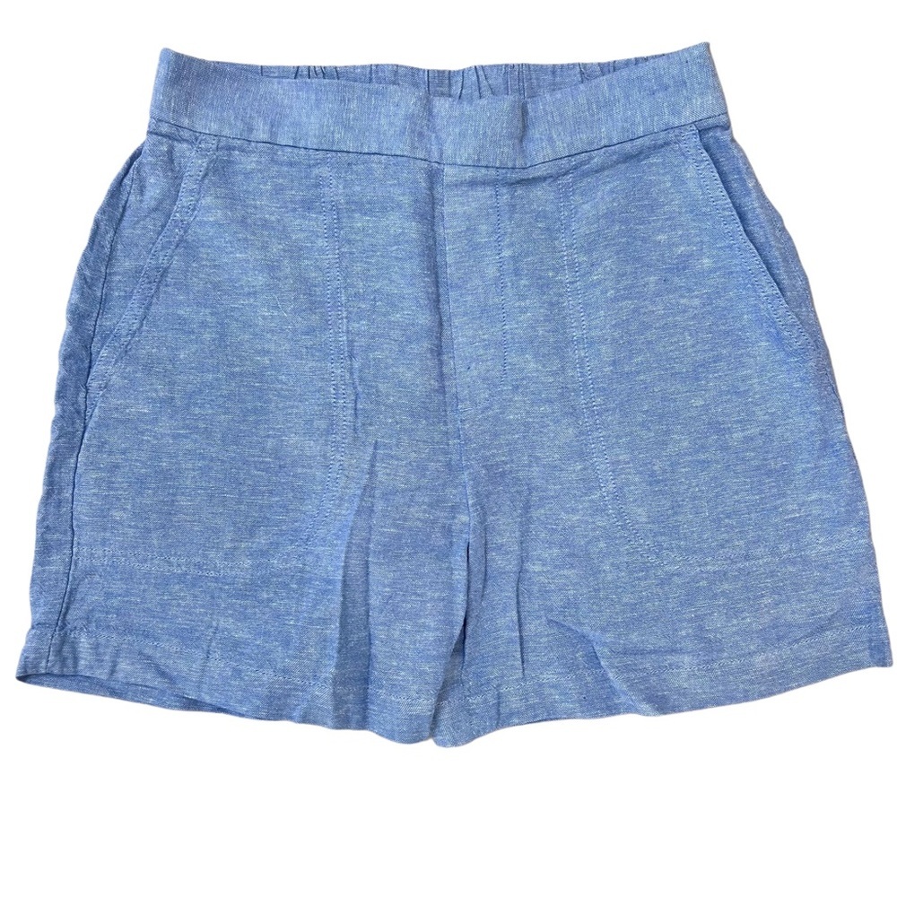 NWOT Banana Republic Linen-Blend Easy Pull-on Short, Passion Flower Blue - XS